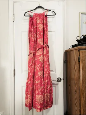 Women's Evereve Floral Maxi Dress Size L thumbnail 2