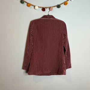 NWT Nast Gal Say It Stripe Velvet Striped Blazer thumbnail 7