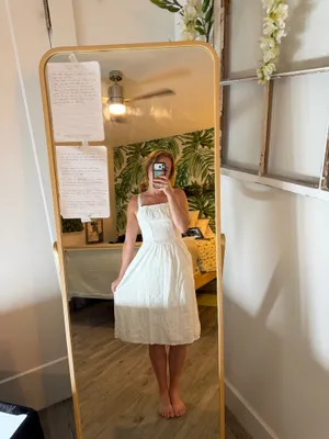 Wild Fable White midi summer dress thumbnail 6