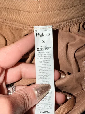 Halara NWT Mid Rise Drawstring Curved Hem Golf Tapered Pants with Pockets - Cartouche thumbnail 4