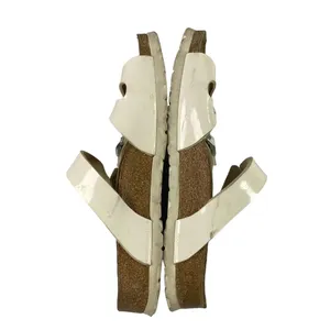 Birkenstock Birki's Sandals White three straps‎ with buckles EU 40 L9 M7 thumbnail 9