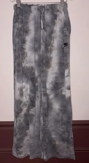Nike Gray Tie-Dye Joggers with Drawstring thumbnail 1