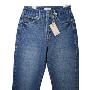 Good American Good Classic Raw Hem‎ Jeans 2/26 NWT thumbnail 3