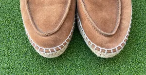 Vince Daria Espadrille Loafer Women's 9 M Brown Suede Slip On Shoe Casual thumbnail 5