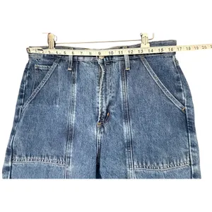 Agolde Cooper Cargo Jeans 28 Blue Organic Cotton Relaxed High Waisted Utility thumbnail 7