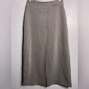 COMMENSE She's Effortless Slit Maxi Skirt with slit side zipper. Size M NWT thumbnail 2