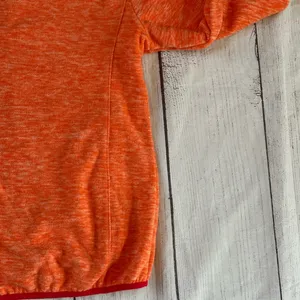 Little Donkey Andy size medium orange pink trim full zip hoodie jacket thumbnail 13