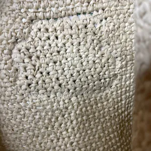 New Stoney Clover Lane Raffia Woven Scoop Tote Fresh From Hamptons CS patchs thumbnail 4