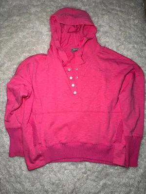 Pink sweater hoodie Size L thumbnail 1