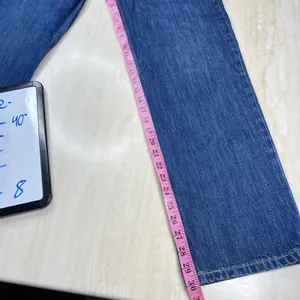 Levis Low Pro Straight Jeans Womens 28 Medium Wash Blue Denim A36 thumbnail 10