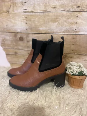 DV by Dolce Vita Natta croc Textured Chelsea Boots thumbnail 5