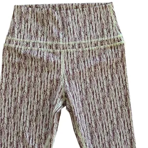 NWT CRZ YOGA Isabella HR Crop Leggings Stripe Multi, Size 4/6 Small NWT thumbnail 4