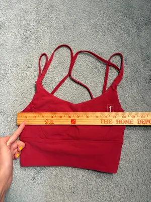 1st phorm Red Strappy Sports Bra small thumbnail 4