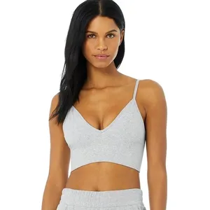 ALO Yoga Gray Women's Bralette Top thumbnail 2