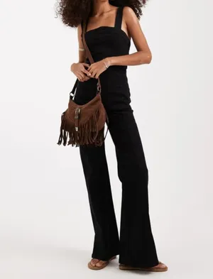 NWOT Free People Suns Out Bootcut Jumpsuit Sz XL thumbnail 3