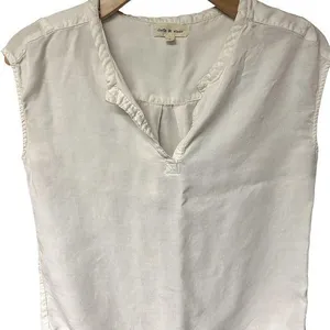 Cloth & Stone sleeveless white shirt size S thumbnail 1