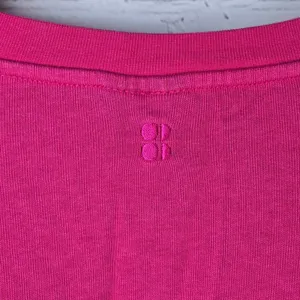 Sweaty Betty After Class Sweatshirt Pink Cropped Thumbhole Pullover US 8 M thumbnail 6