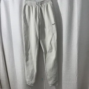 Meshki Unisex Joggers in Cream Size Small thumbnail 2