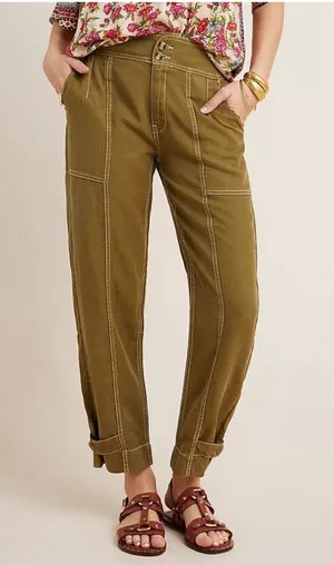Anthropologie Jackson Tapered Utility Pants thumbnail 1