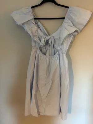 Baby Blue Mini Dress thumbnail 3