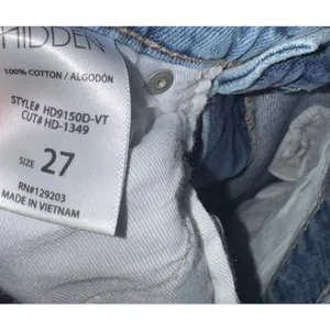 Hidden Logan Dad Jeans‎ Women's 27 Wide Leg Distressed Baggy Medium Wash New thumbnail 10