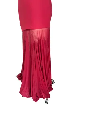 Deme by Gabriella Dahlia Gown in Maroon Small New Womens Maxi Long dress thumbnail 6