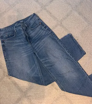 Old Navy Sky High Rise Wide Leg Jeans thumbnail 1