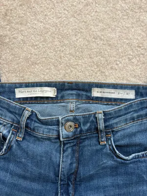 Anthropologie low waisted boyfriend jeans thumbnail 5