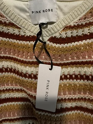 Pink Rose Striped Dress thumbnail 4