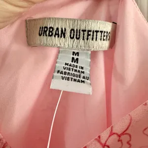 Urban Outfitters Fit-And-Flare Chiffon Mini Dress Pink Roses Medium Coquette NEW thumbnail 12