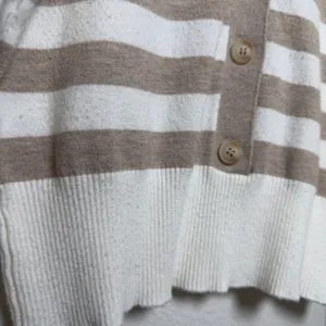 Favorite Daughter Women The Belle‎ Cardigan Sweater Medium Preppy Striped Polo thumbnail 7