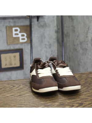 NWT Universal Thread Womens Skyler Jogger Sneakers Double Laces Brown / White 7 thumbnail 4