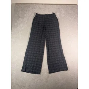 American Eagle Women's Wide Leg Trousers Plaid Size 0 Soft thumbnail 2