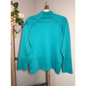 Patagonia Capilene 3 Midweight 1/4 Zip Base Layer Teal Blue 11821 Women Medium thumbnail 4