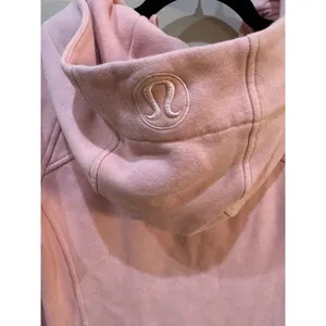 Lululemon Scuba Full Zip Hoodie Pink Size 6 Sweatshirt Athlesiure Performance thumbnail 5