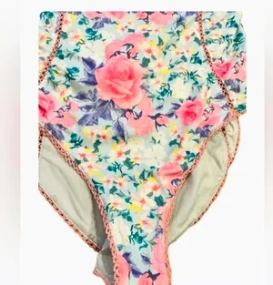 LoveShackFancy Mikkel Floral One-Piece Swimsuit Size XS‎ NWT thumbnail 9