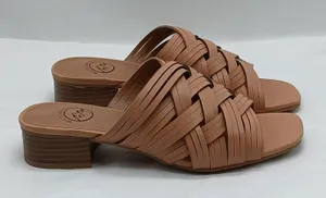White Mountain Women's Sandals Slides Size 8M Brown Slip On Minimalist Shoes thumbnail 1