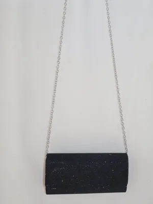 Black Glitter Clutch, Evening Bag, Party Purse o Formal Bag. thumbnail 8