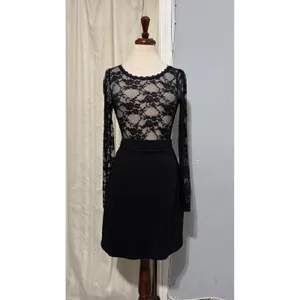 MARIO SERRANI Italy Women Black High Waist A Line Career Goth Skirt L Whimsigoth thumbnail 12