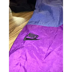Nike‎ Jacket Vintage Nylon Windbreaker Women's Gym Full Zip Retro Size Large thumbnail 8