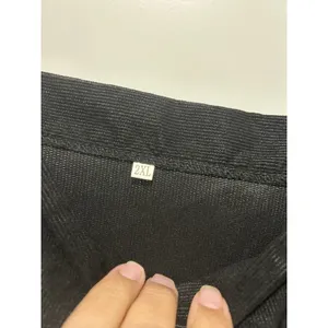 Overall Dress Pocket Black Corduroy Size 2X Front And Back Pockets Midi Teacher thumbnail 4