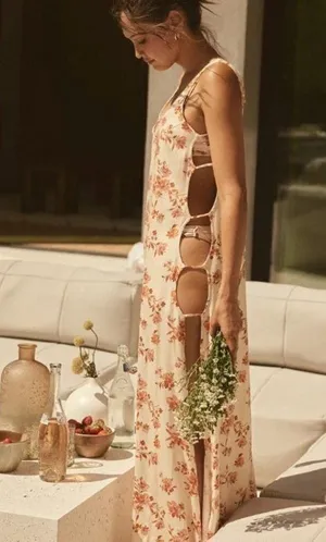 NWT AQUARI Cosmic Wildflower Dress l Sz. S thumbnail 1