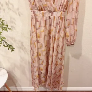 En Saison Winnie One Sleeve Maxi Dress in Sugar Berry Size Small NWT thumbnail 4