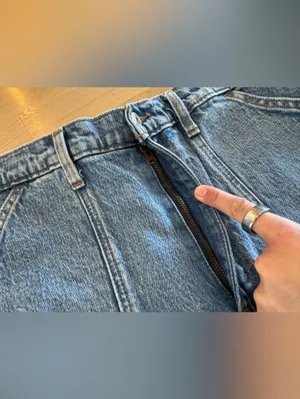 Abercrombie & Fitch the ‘90s straight ultra high rise denim size 31 / 12 thumbnail 3