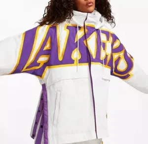 X Ambush NBA Lakers LA Jacket Coat Women’s Retro Streetwear NEW thumbnail 1