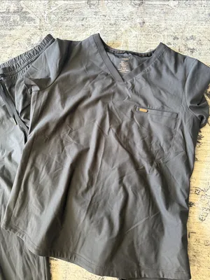 Cherokee Form dark gray two piece scrub set thumbnail 2