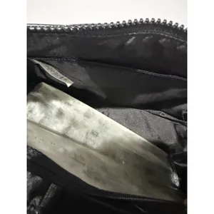 Lululemon Travel Easy Kit‎ Pouch Leather Trim Black L thumbnail 5