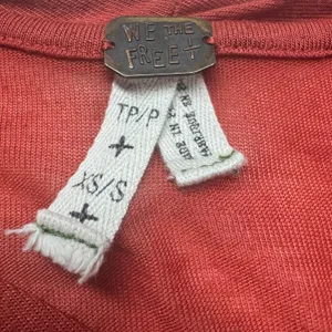 We The Free Free People Never Give Up Top Rust Red Orange XS/S thumbnail 6