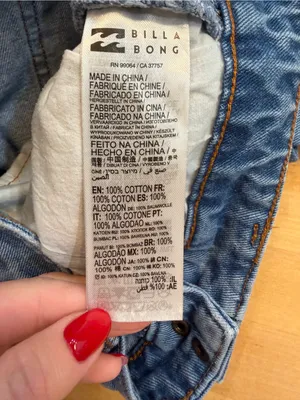Billabong The Salty Blonde Chill Out High Waisted Wide Leg Denim Jeans thumbnail 5