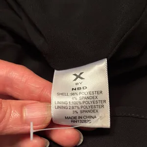 NBD Black High-Low Dress thumbnail 5